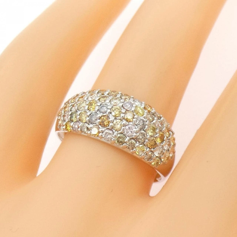 Nhẫn kim cương Pavé K18WG 1.00CT - Hàng hiệu Authentic 846061