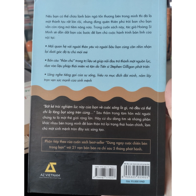  Đầu Cuộc Hành Trình Nội Tại Bản Lĩnh" của tác giả Hoàng Sĩ Minh, do Minh Thuận dịch.  493931