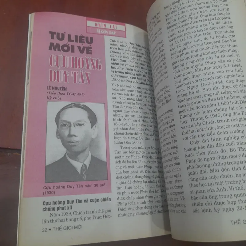 THẾ GIỚI MỚI số 498 ngày 5.8.2002 752197