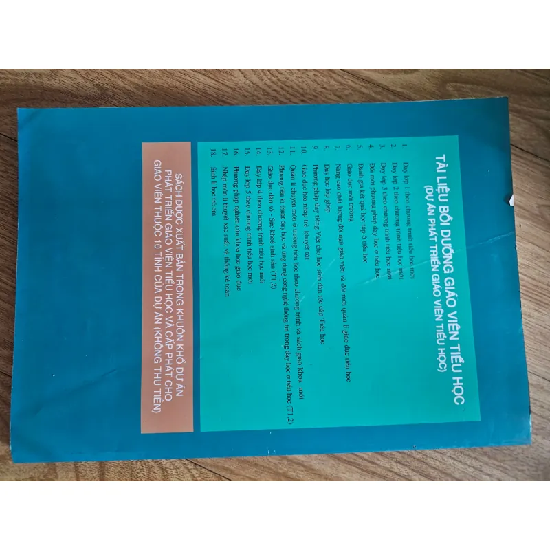 Quản lí chuyên môn ở trường tiểu học theo chương trình và sách giáo khoa mới
 757810