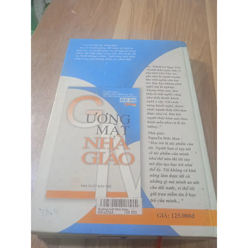 Sách Giáo trình Gương mặt nhà giáo - Vũ Trọng - Cũ 90% 783341