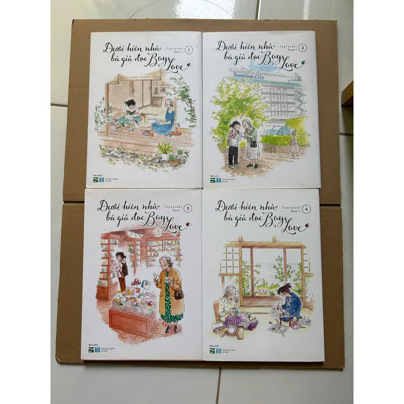 Dưới hiên nhà bà già đọc boys love (4 quyển) 734323
