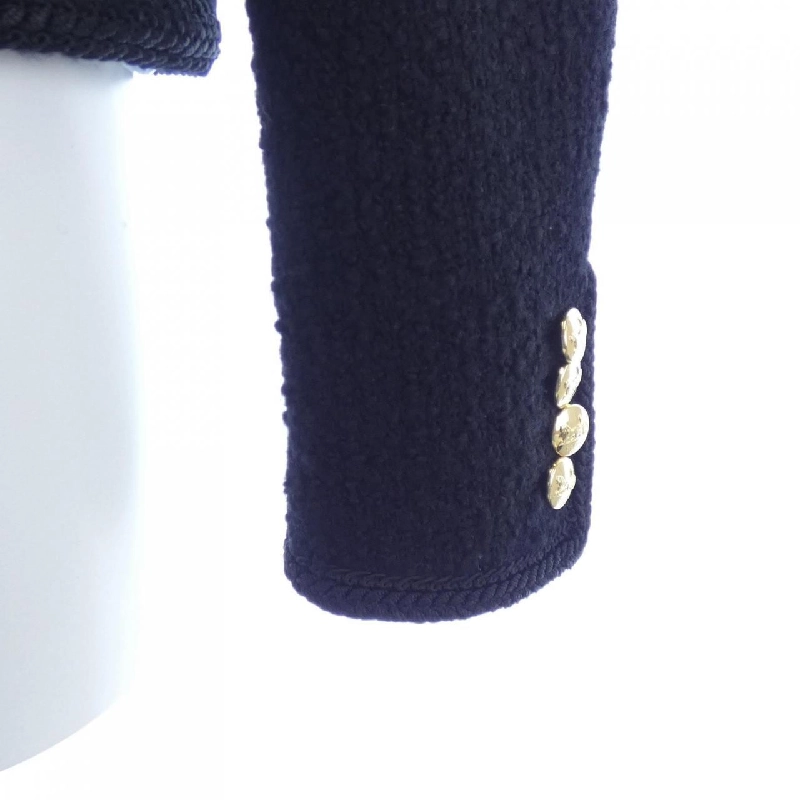 【Mã giảm giá】Áo khoác không cổ CELINE 643504