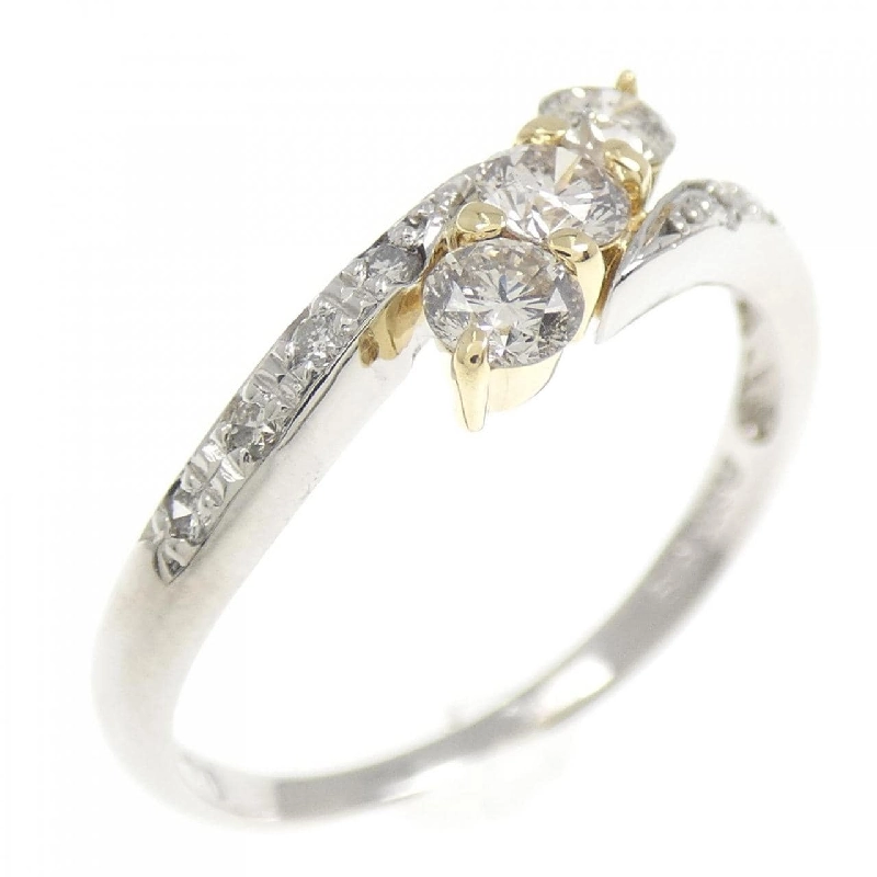 Nhẫn kim cương K18YG/PT900 0.36CT - Hàng hiệu Chính hãng 855105