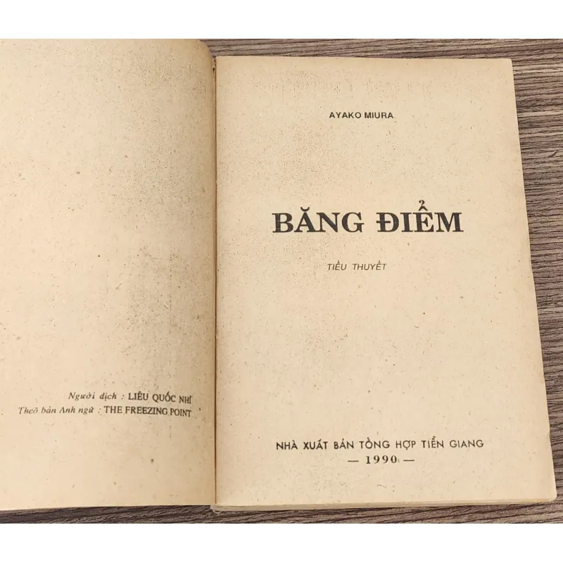 Tiểu thuyết BĂNG ĐIỂM (Ayako Miura) - 379 trang 784032