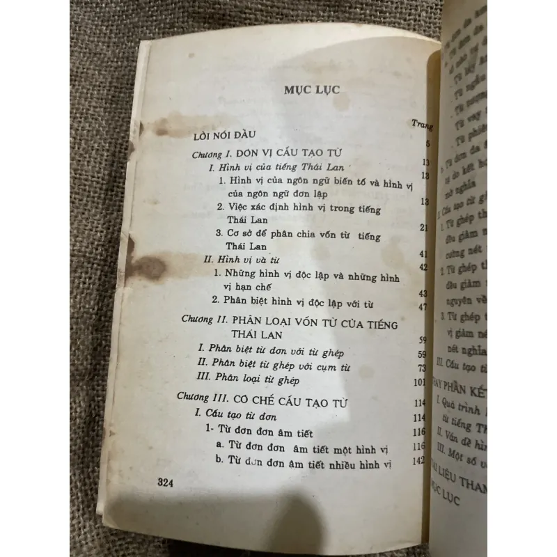 Tiếng Thái Lan  - những vấn đề cấu tạo từ tiếng Thái Lan hiện đại 977120