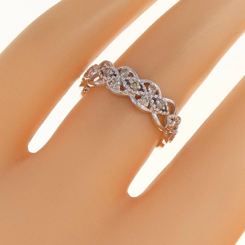 Nhẫn kim cương K10WG 0.08CT 671395