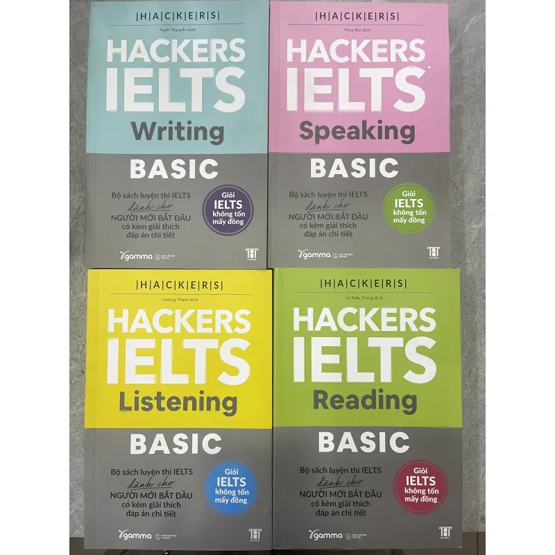 HACKERS IELTS BASIC (TRỌN BỘ 4 CUỐN) - HƯỜNG PHẠM dịch 974485