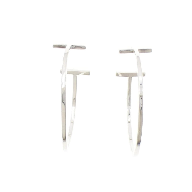 Bông tai hình vòng T của Tiffany - Hàng hiệu Authentic 843286