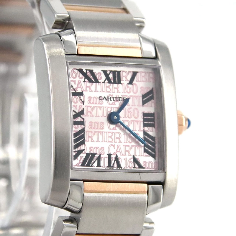 Cartier Tank Française SM PG Combo - Kỷ niệm 160 năm W51036Q4 SSxPG Quartz - Hàng hiệu Chính hãng 877142