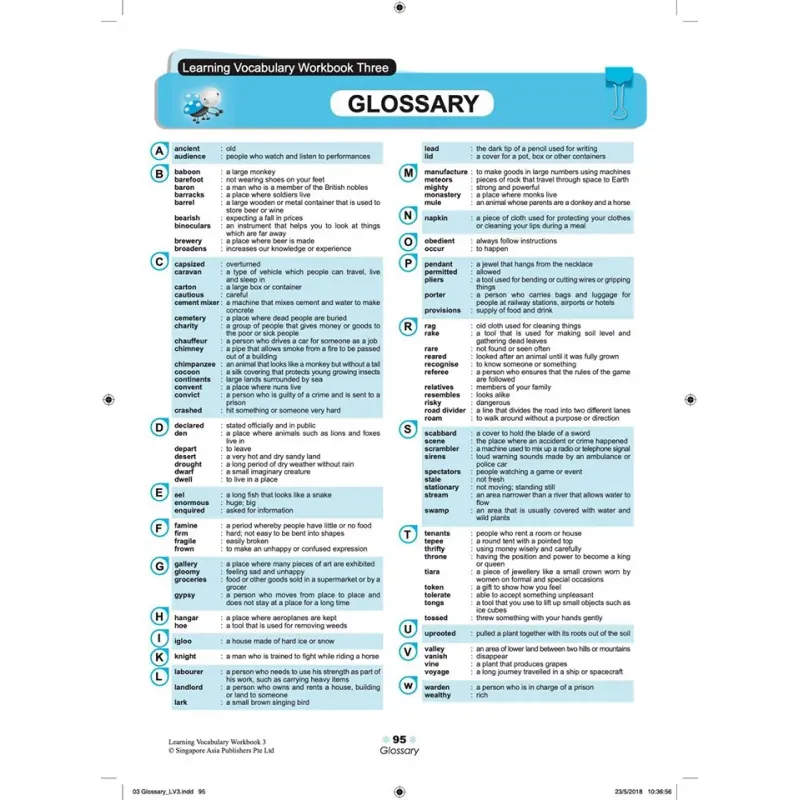 Learning vocabulary 1->6 (Sách nhập) - 6 quyển 759593