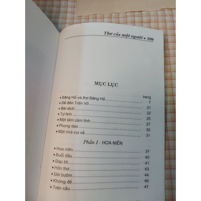 THƠ CỦA MỘT NGƯỜI - BĂNG HỒ 466185