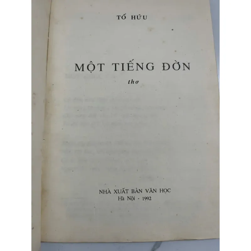 Một tiếng đờn - Tố Hữu - Thơ 1006612