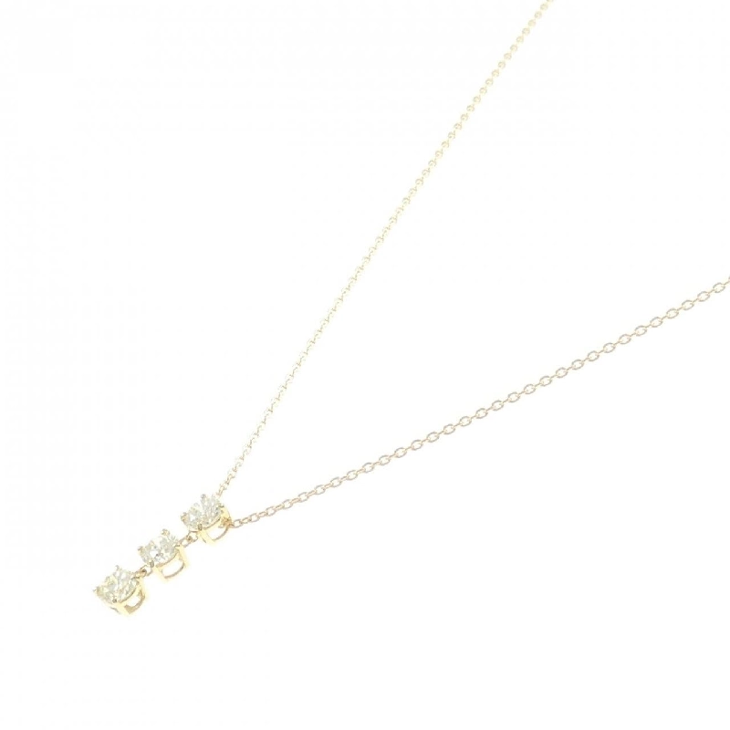 K18YG Dây chuyền kim cương 0.317CT 0.312CT 0.324CT VLY SI1 VG-GOOD - Hàng hiệu Chính hãng 873712