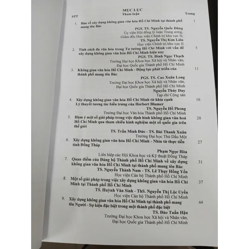 GIẢI PHÁP XÂY DỰNG KHÔNG GIAN VĂN HÓA HỒ CHÍ MINH TẠI THÀNH PHỐ HỒ CHÍ MINH 996497