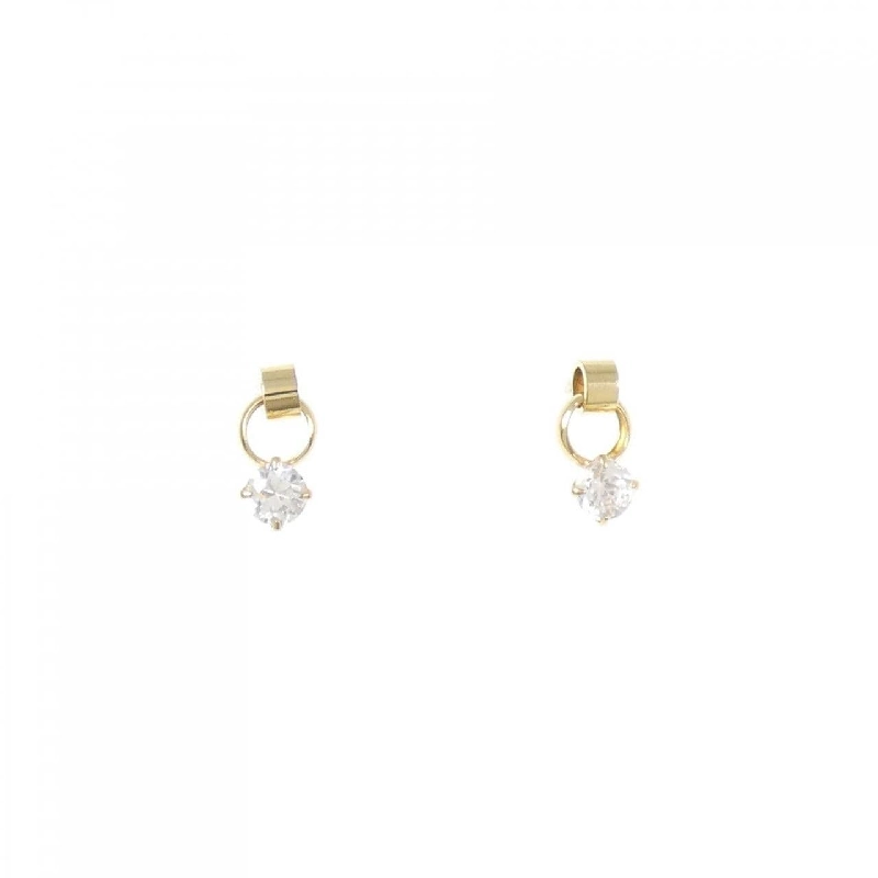 K18YG Bông tai Cubic - Hàng hiệu Chính hãng 865816