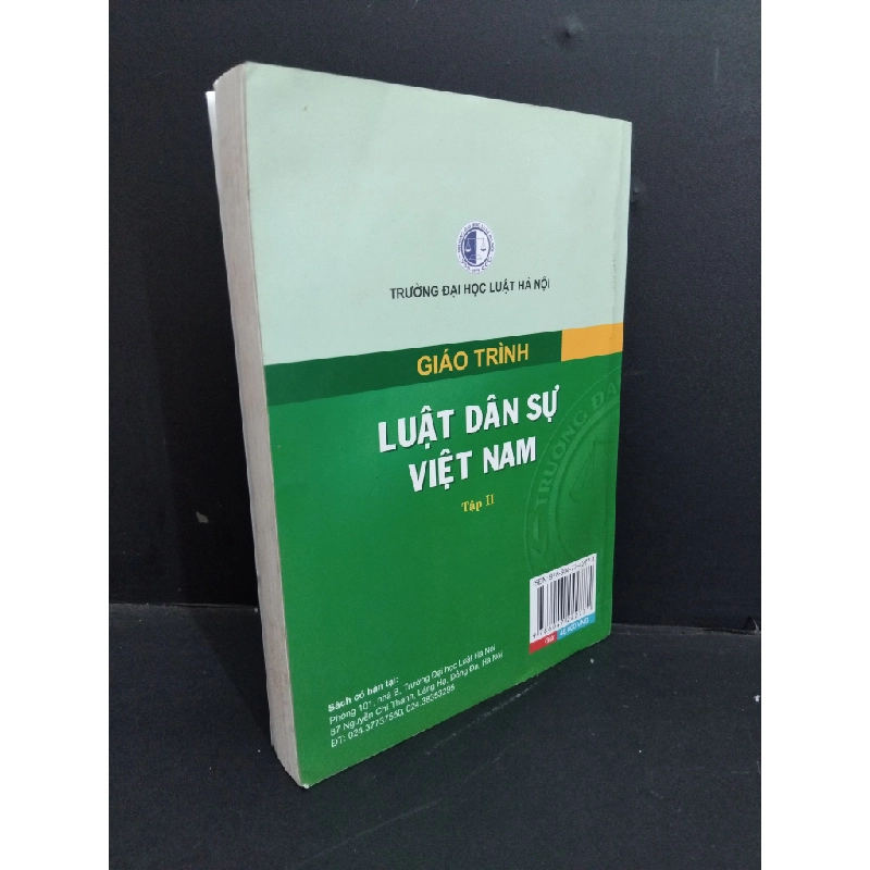 Giáo trình luật dân sự Việt Nam tập 2 mới 80% ố bẩn nhẹ 2020 HCM2811 GIÁO TRÌNH, CHUYÊN MÔN 353559