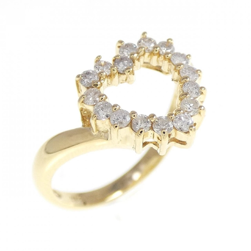 Nhẫn kim cương hình trái tim K18YG 0.25CT 669723