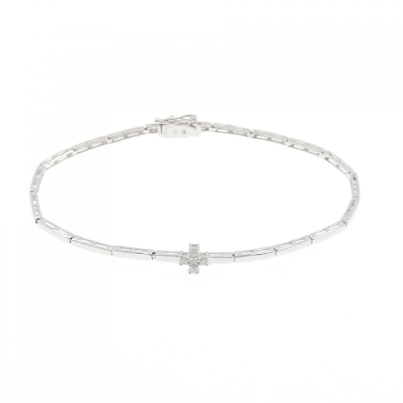 K18WG Vòng tay kim cương 0.10CT - Hàng hiệu Chính hãng 874289