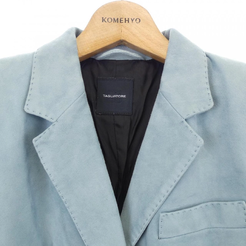 【Mã giảm giá】Áo khoác da TAGLIATORE 638978