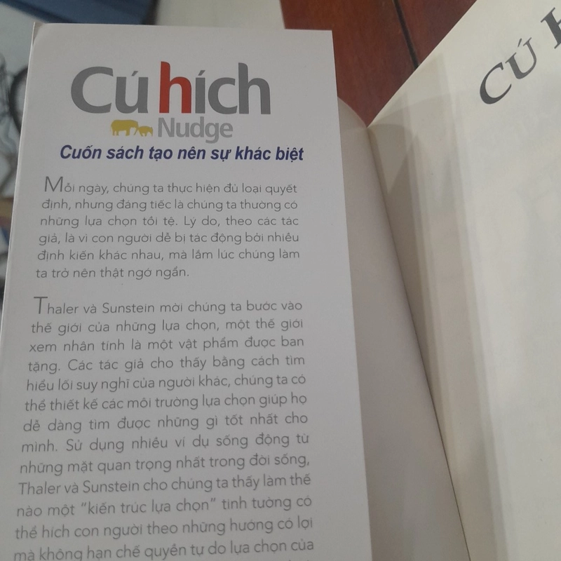 CÚ HÍCH, Cuốn sách tạo nên sự khác biệt 501156