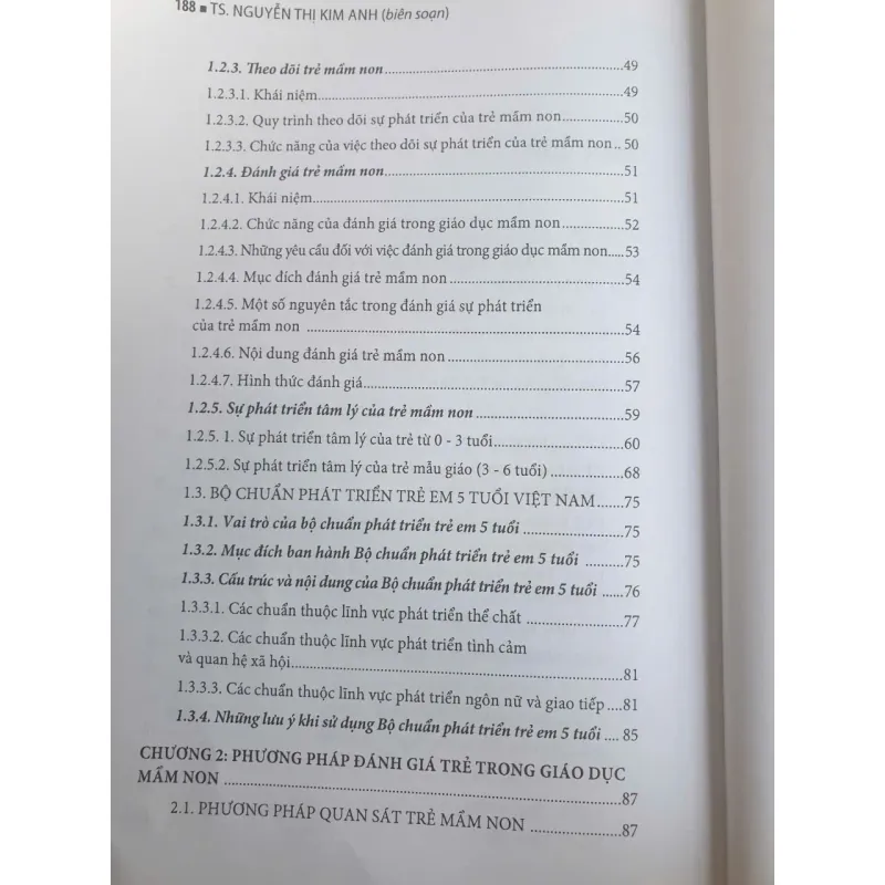 Đánh Giá Sự Phát Triển Của Trẻ Mầm Non - TS. Nguyễn Thị Kim Anh 720473