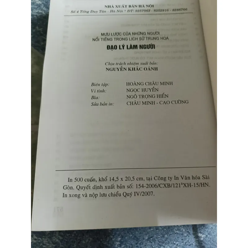 Đạo lý làm người - Lãnh Thành Kim & Nguyễn Đức Lân & Lê Thanh Lâm 561767