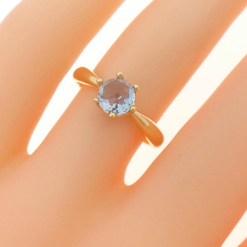 Nhẫn Blue Topaz K18YG - Hàng hiệu Authentic 853445