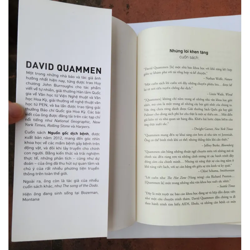 Nguồn gốc dịch bệnh  David Quammen 1023113