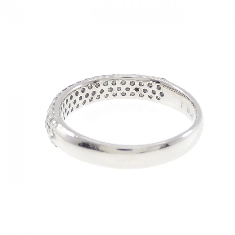 Nhẫn kim cương Pavé K18WG 0.50CT 671597