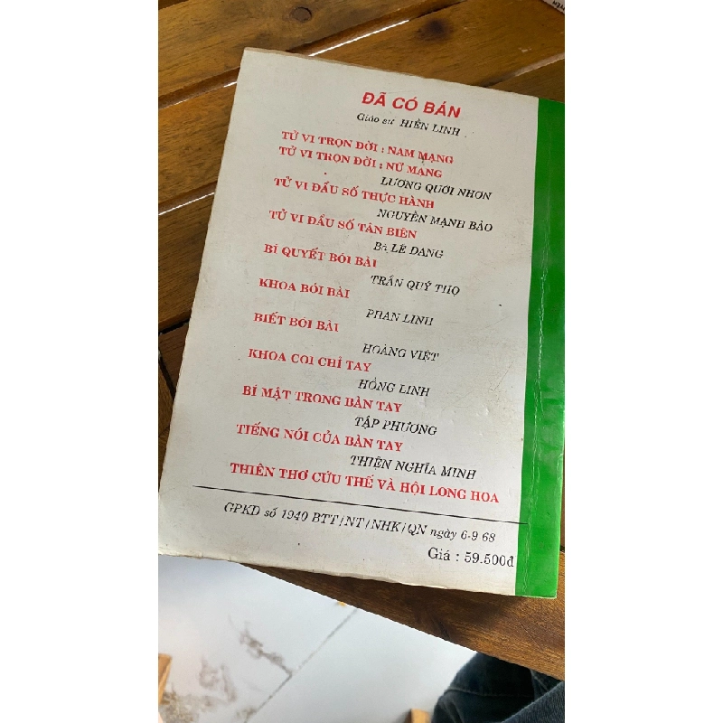 TỬ VI TRỌN ĐỜI 530011