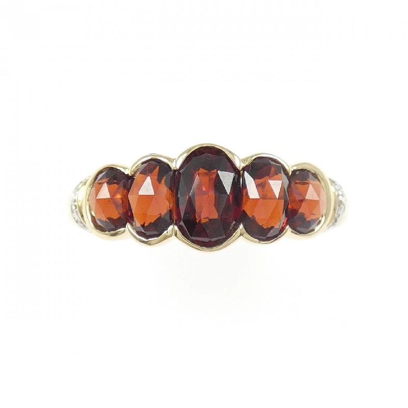 Nhẫn Garnet 18YGYG/18KWG - Hàng hiệu Authentic 852138