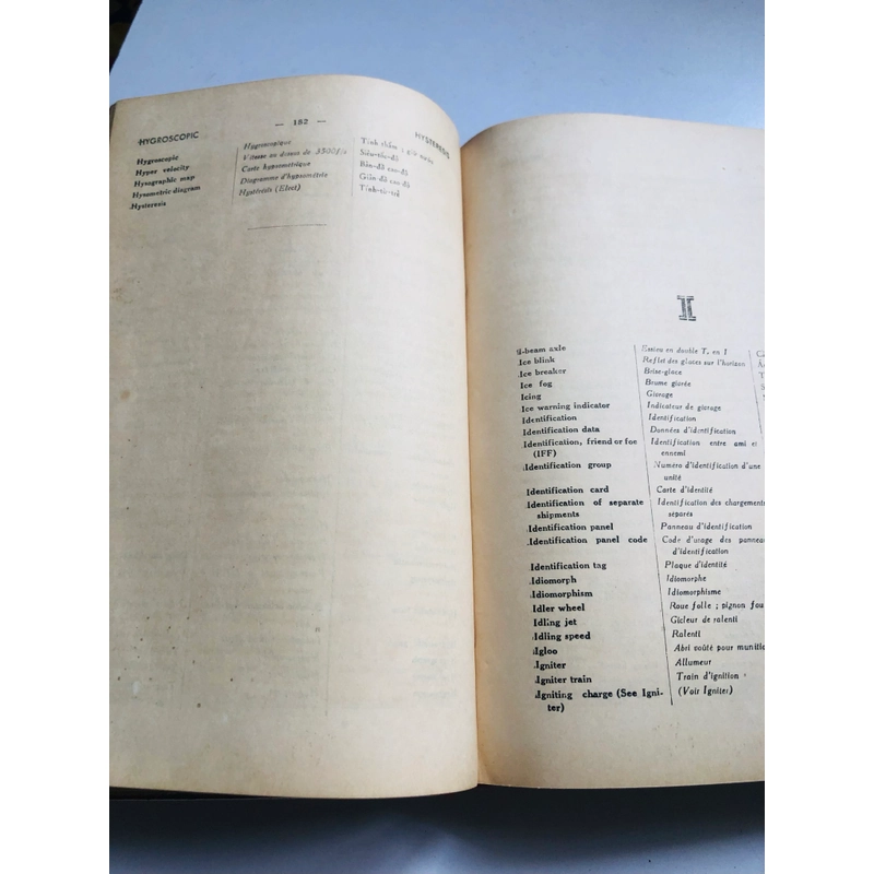 📚 TỪ ĐIỂN QUÂN SỰ MỸ – PHÁP – VIỆT  bìa cứng, 452 trang (đủ trang), Năm xuất bản: 1959 552526