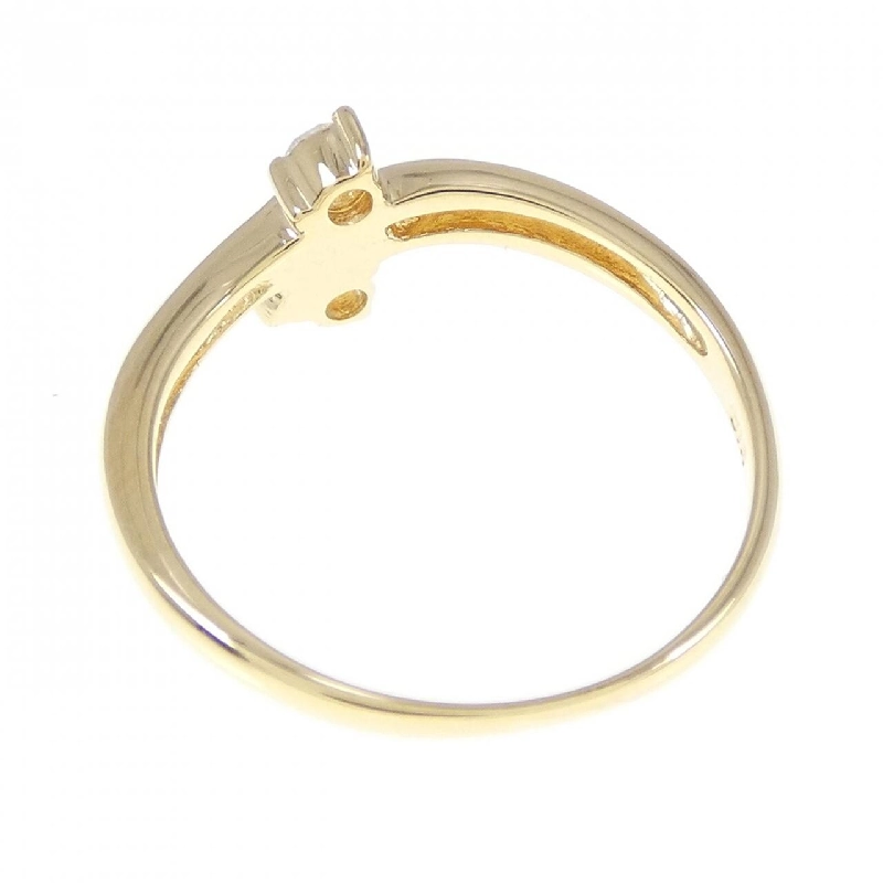 Nhẫn kim cương K18YG 0.10CT 672871