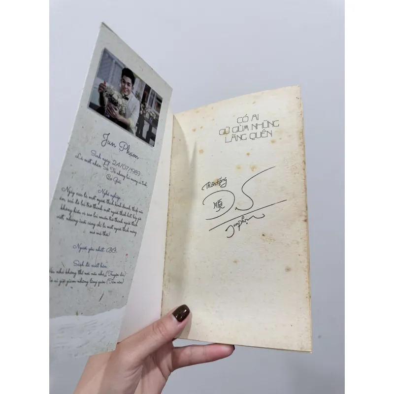 Sách “Có ai giữ giùm những lãng quên” - Jun Phạm 790375