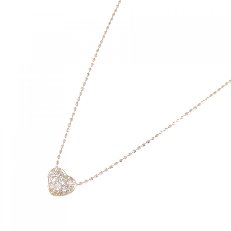 K10PG Dây chuyền kim cương hình trái tim 0.06CT - Hàng hiệu chính hãng 860013