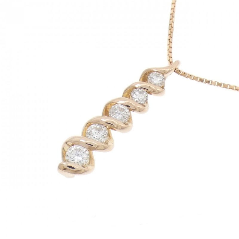 K18PG Dây chuyền kim cương 0.30CT - Hàng hiệu Chính hãng 856864