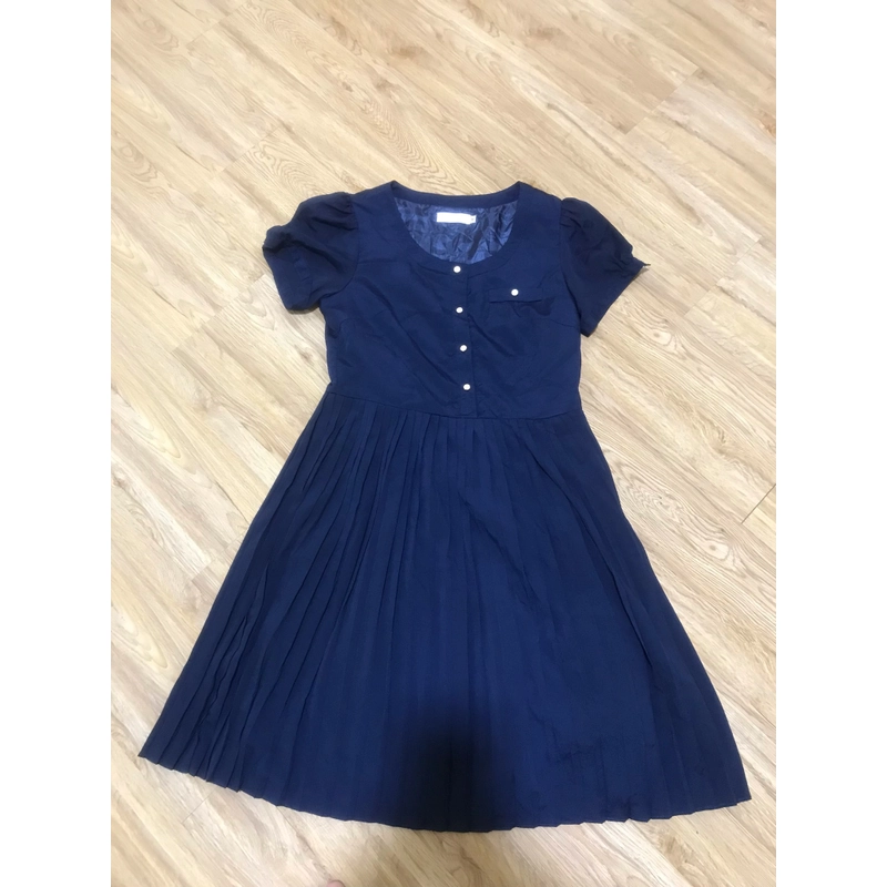 Đầm nữ màu xanh dương đậm size M 508031