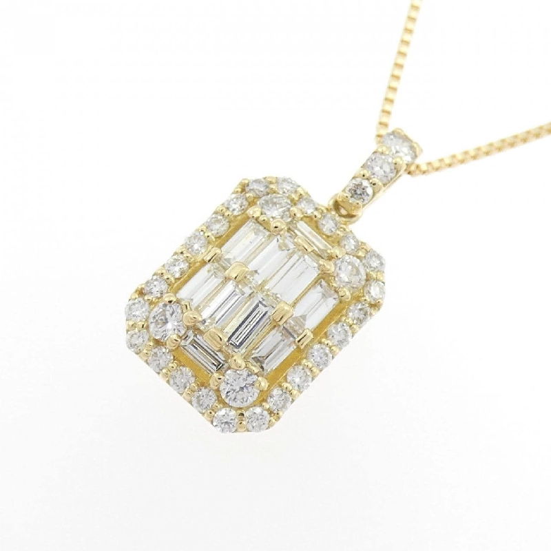 Dây chuyền kim cương K18YG 0.50CT - Hàng hiệu Chính hãng 858626