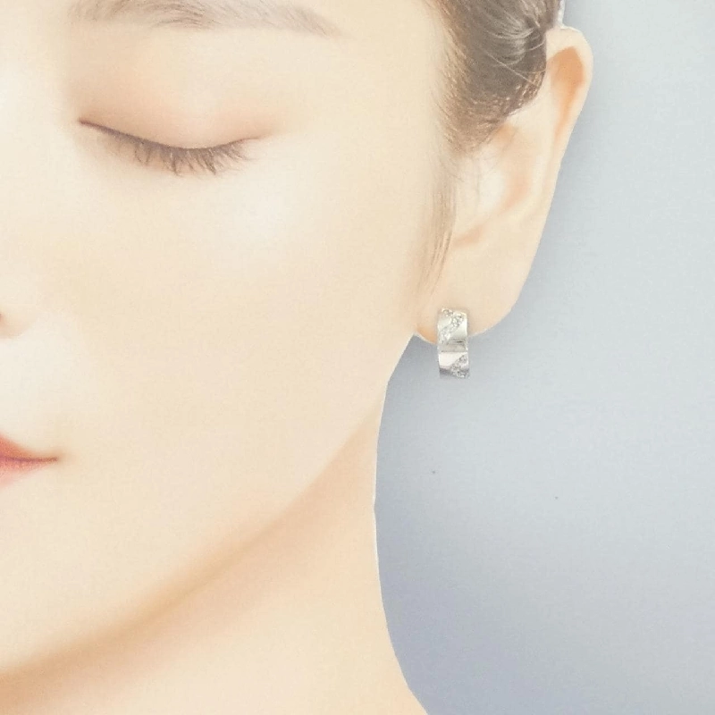 K18WG Bông tai kim cương 0.2CT - Hàng hiệu Chính hãng 866360