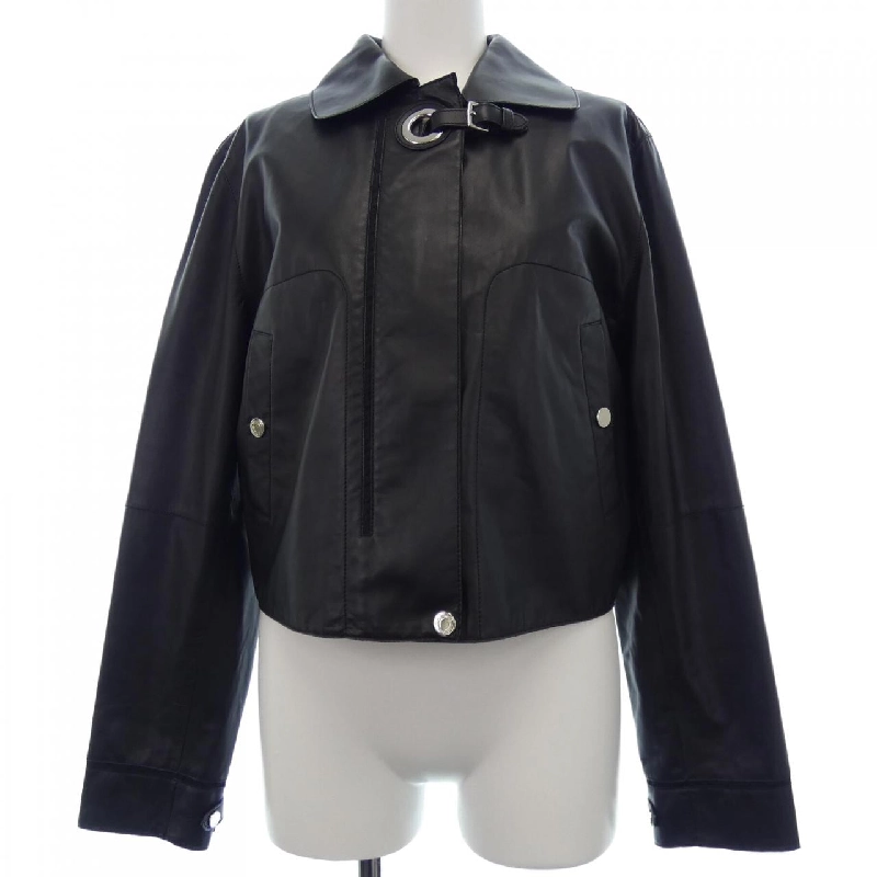 【Mã giảm giá】Áo khoác da HERMES 638340