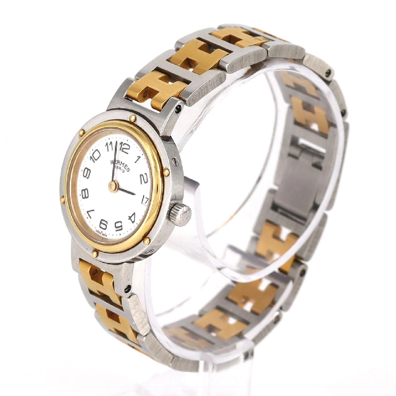 Đồng hồ Hermès Clipper Combi SSxGP Quartz - Hàng hiệu Chính hãng 873256