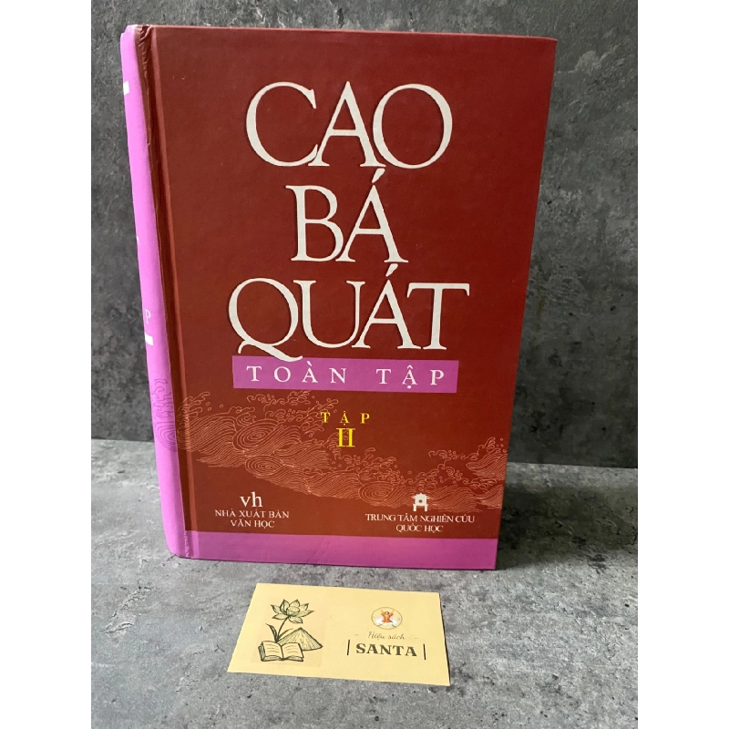 Cao Bá Quát toàn tập (tập 2)-Sách mới Sách văn học STB0302 909051