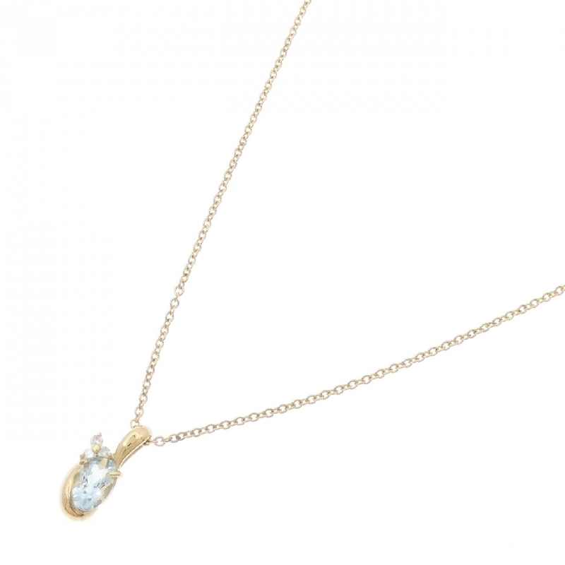 K18YG Aquamarine Necklace - Hàng hiệu Authentic 857753