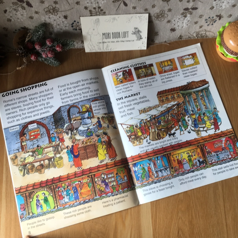 Sách tranh Rome and Romans (The Usborne Time Traveller), Used 442991