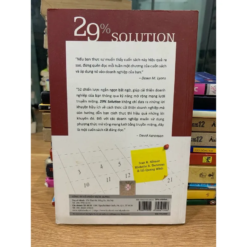 29% Solution – Ivan R. Misner, Michelle R. Donovan & Hồ Quang Minh 576220