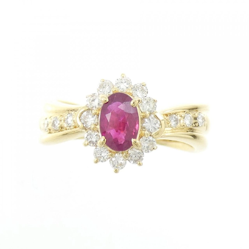 Nhẫn ruby K18YG 673517