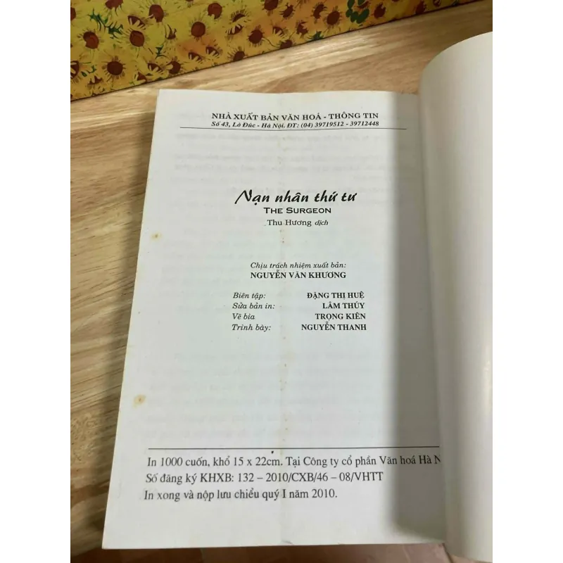 Nạn Nhân Thứ Tư - Tess Gerritsen 1022219