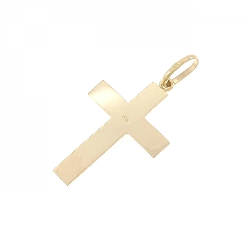 K18YG Mặt dây chuyền hình chữ thập - Hàng hiệu Chính hãng 863884