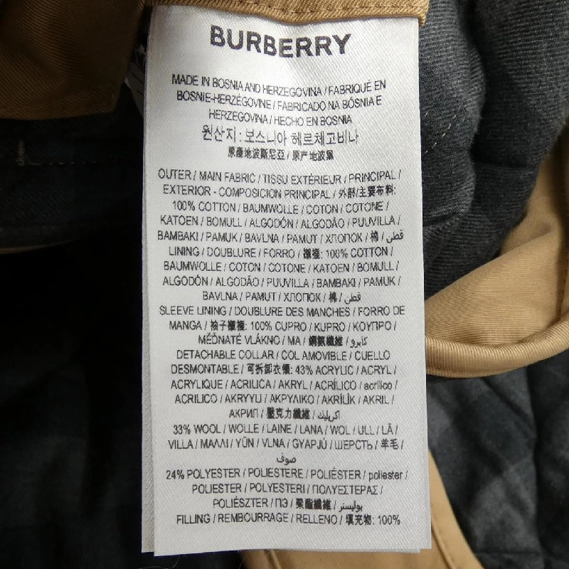 Burberry BURBERRY 80488241 Áo khoác - Hàng hiệu Chính hãng 816922